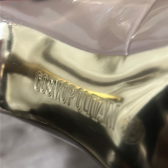 Cosmopolitan Gold and Gray Elegant Heels - Picture 16 of 16